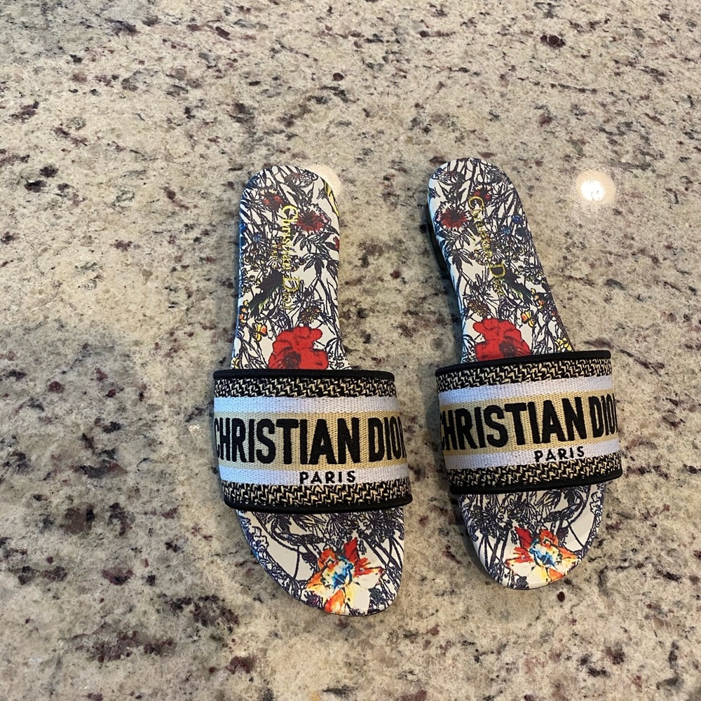 Christian Dior Walk'n'Dior Dway Slides Size EU 37